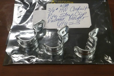NEW Conduit Pipe Strap Clip 3/4"