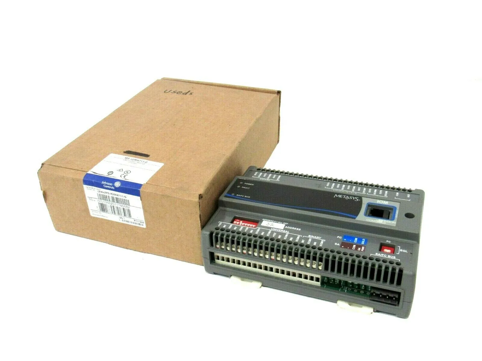 USED JOHNSON CONTROLS MS-IOM4710-0 I/O MODULE MSIOM47100