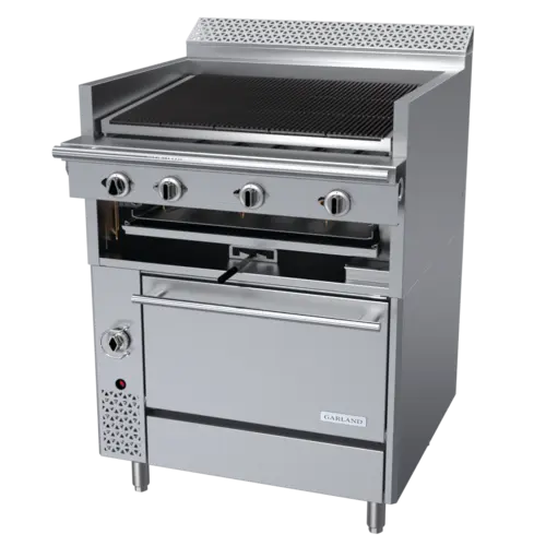 Garland C36-ABR 36" Gas Range w/ Charbroiler & Standard Oven, Natural Gas