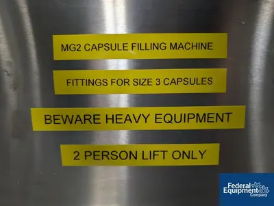 Used MG2 MG2 Capsule Filler, Model Futura Capsule Fillers GB | Federal Equipment Company #1388106