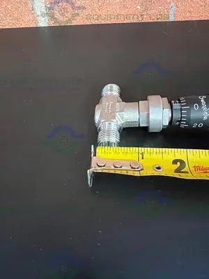 USED SWAGELOK SS-6L-MH STAINLESS STEEL HIGH FLOW METERING VALVE 3/8" TUBE FITTING