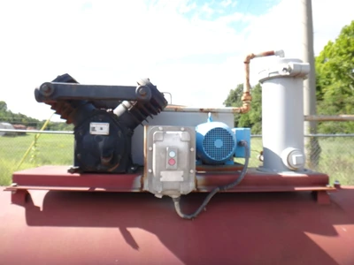 Degasser - Horizontal Vacuum Degasser, Air Marshall Compressor,