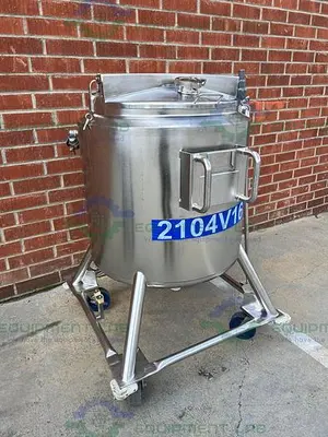 USED DCI 200 LITER STAINLESS STEEL JACKETED  REACTOR MIXING TANK