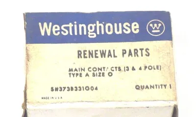 NEW WESTINGHOUSE 373B331G04 SIZE 0 CONTACT KIT