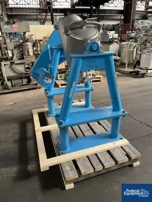 USED Patterson-Kelley 2 Cu Ft P-K CrossFlow Twin Shell Blender, S/S