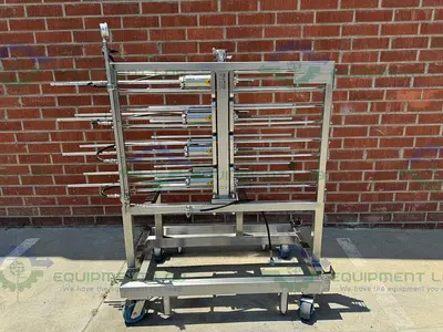USED MILLIPORE STAINLESS STEEL HYDRAULIC PELLICON CUF-8 FILTER SKID