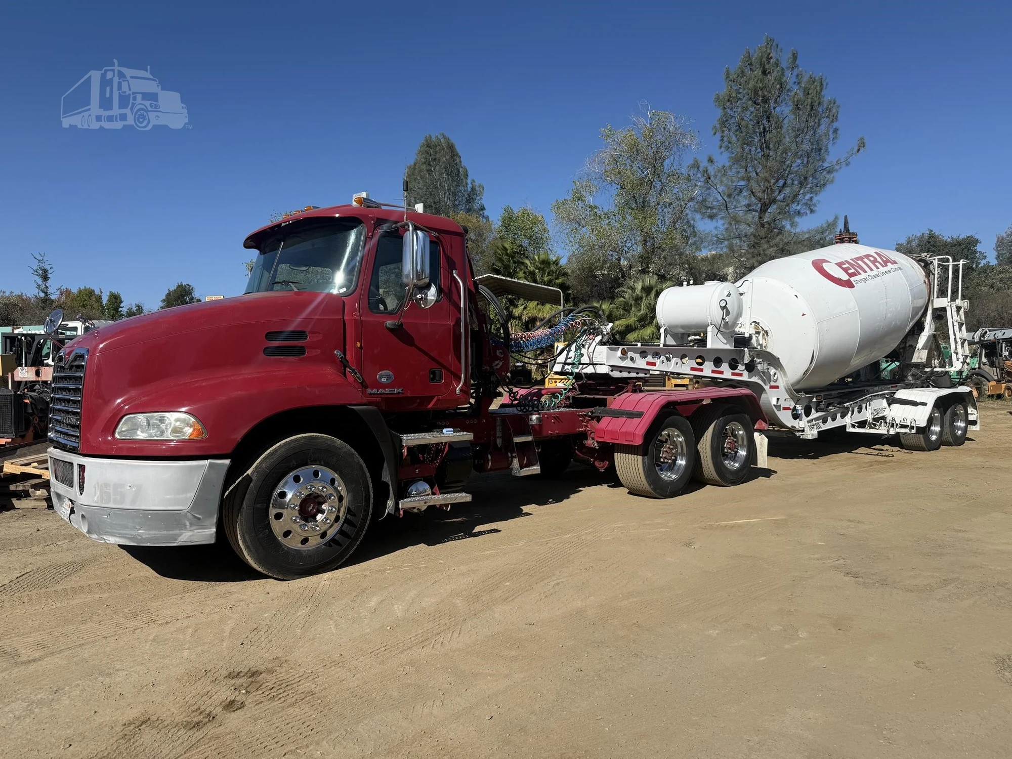 Used 2014 MACK PINNACLE CXU613 Concrete Mixer Trucks California US | Mittry Construction #1461215