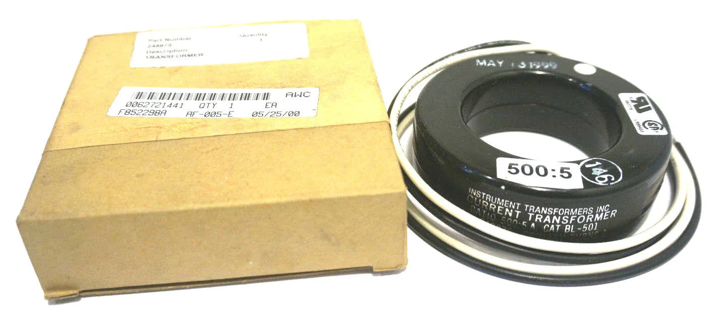 NEW INSTRUMENT 248875 CURRENT TRANSFORMER BL-501