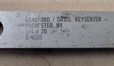 HANSFORD DAVIS D-4020 Tooling & Accessories, Keyseaters | Machinery Central (2)