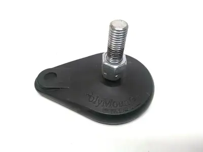 USED S&W MANUFACTURING POLYMOUNT TEARDROP LEVELING MOUNT MACHINE FOOT