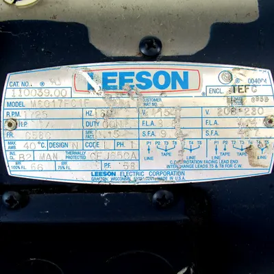 USED LEESON M6C17FC1F