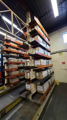 USED Cantilever Shelves Heavy Duty