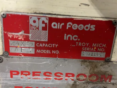 Coil Feeder Line for a Stamping Press, includes American Steel Line Co. Model 1000 Coil Uncoiler, 6,...