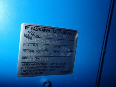 Used YAKSAWA MOTOMAN UP350D500 Robots Ohio US | HGR 24 #1096733