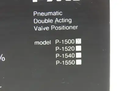 PMV P-1500 Pneumatic Valve Positioner Double Acting 1/8" NPT