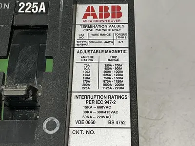 USED ABB TF2225