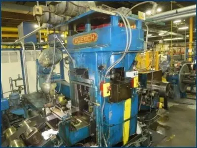 2.5" (63.5mm) x 8" (203mm) x 10" (254mm) RUESCH 4-HI ROLLING MILL
