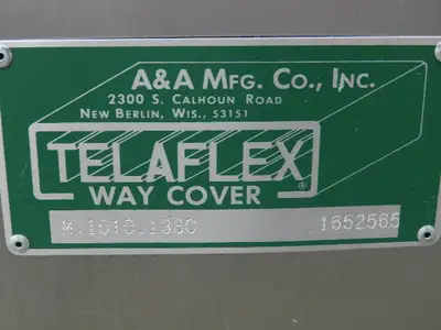 Telaflex M.1010.1380 Machine Way Cover 60" Wide 55" Long