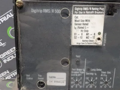 Westinghouse Digitrip RMS/R500 Trip Unit RH54CLIG w/ Base Unit PR6A06A060 Used