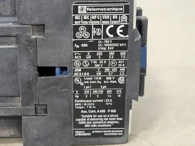 USED TELEMECANIQUE LC1D1210G6