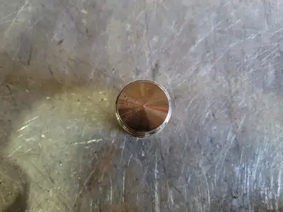 1-1/4" Threaded Round Head Plug Steel