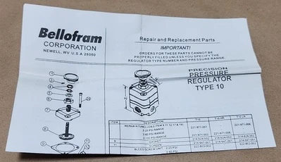 New | in-Stock Bellofram 960-009-000 Air Pressure Regulators Indiana US | J&J Industrial Supply #520051