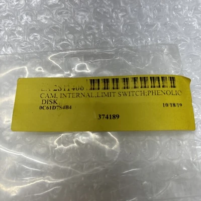 ** NEW LIMIT SWITCH;INTERNALPHENOLIC CAM DISK (LOT OF 7) & WARRANTY #