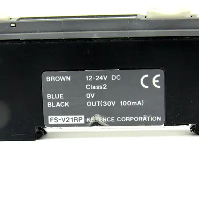 Keyence FS-V21RP Fiber Optic Photoelectric Sensor, Amplifier, 12-24V DC
