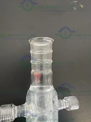USED ACE GLASS 250MM SPIRALED COIL CONDENSER W/ 24/40 JOINTS #7 ACE-THRED CONNECTION