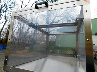 USED UNSCRAMBLING HOPPER 48" BOTTLE HOPPER
