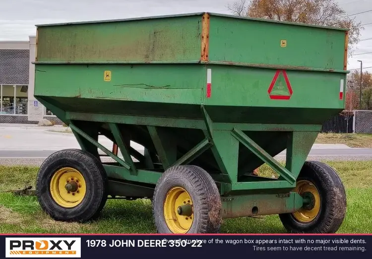 Used 1978 JOHN DEERE 350-22 Gravity Wagons Louisiana US | Proxy Equipment #1385302