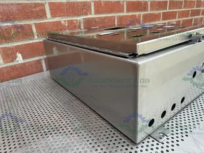 USED HOFFMAN A24H2008SSLP STAINLESS STEEL ENCLOSURE 24" X 10" X 20"