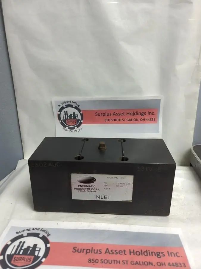 Used PNEUMATIC PRODUCTS 1197855 Pump & Valve Parts Ohio US | Surplus Asset Holdings #1237783