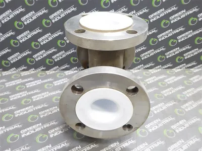 Unbranded 4-Way Flanged Cross Pipe 6" Flange 1-7/8" Bore 8-3/4" Wide Surplus