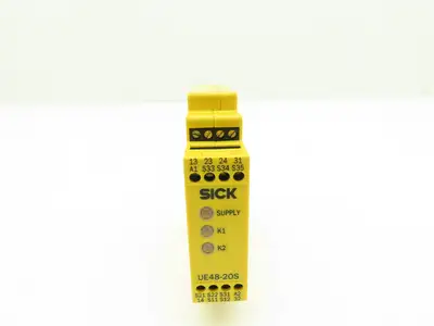 Sick UE48-20S2D2 Machine Safety Relay Module 24V 25ms Response Time Din Mount