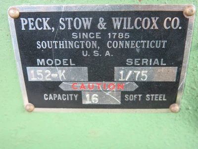 USED PEXTO 152-K FOOT SHEAR