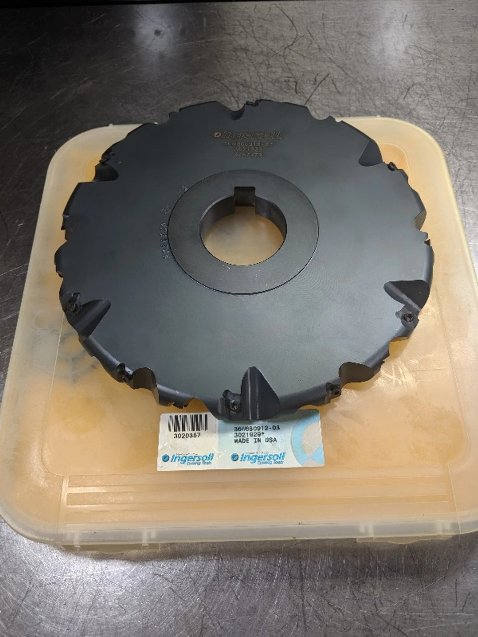 Ingersoll 9" Indexable Slot Cutter 50mm Arbor 36W8B0912 (LOC2968B)