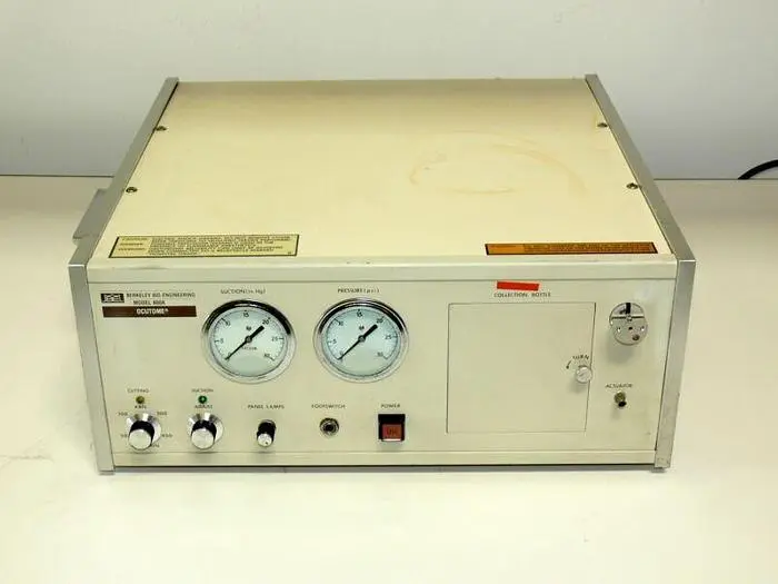 Used BERKELEY BIOENGINEERING OCUTOME MODEL 800A VACUUM SUCTION PUMP Pumps | Equipment Lab #485958