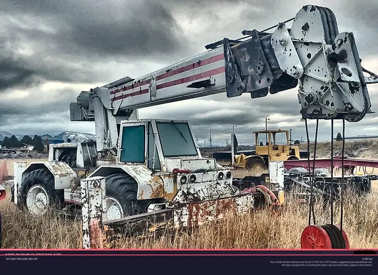 Used 1975 BUCYRUS-ERIE 360 CSP Rough Terrain Cranes Idaho US | Proxy Equipment #1385181