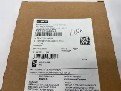 USED SIEMENS REVERSING MOTOR STARTER AC SEMICONDUCTOR