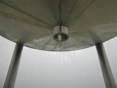 Tank, 200 Gallon, Stainless Steel, Agitated, Crepaco, Sweep Agitation, #5991727