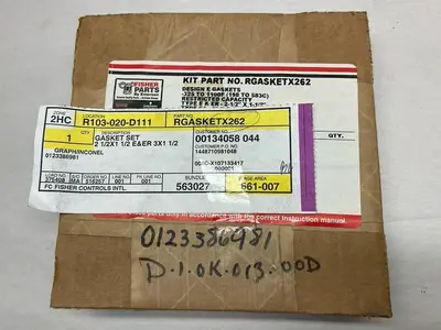 New | in-Stock FISHER RGASKETX162 Misc Electrical & Power Parts Ohio US | Surplus Asset Holdings #1237417