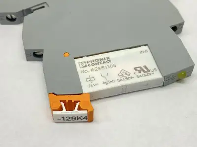 2966171,PLC-RSC- 24DC/21 | Phoenix Contact PLC-RSC- 24DC/21 Relay Module 24VDC 2966171 LOT OF 2 - Used