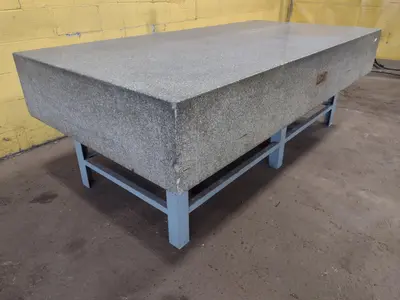 8' X 4' X 14" CHALLENGE PRECISION LAYOUT INSPECTION GRANITE TABLE: STOCK #23786