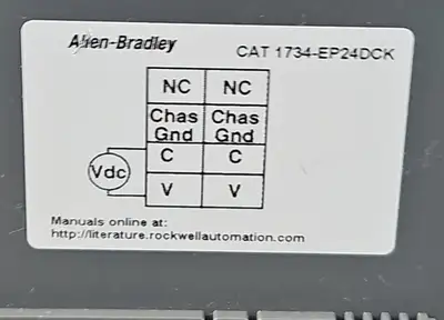 USED Allen-Bradley Allen-Bradley 1734-EP24DCK with 1734-RTB/A.