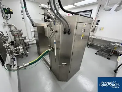 USED Patterson-Kelley 2 Cu Ft P-K Double Cone Dryer, Hastelloy C22, 100#