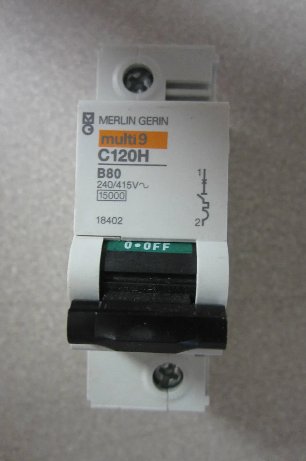 NEW MERLIN GERIN 18402 CIRCUIT BREAKER C120H B80