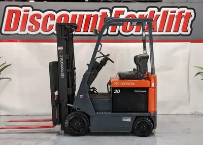Used 2022 TOYOTA 8FBC18U 4-Wheel Sit down Electric Counterbalance Forklifts Colorado US | Discount Forklift #1377551