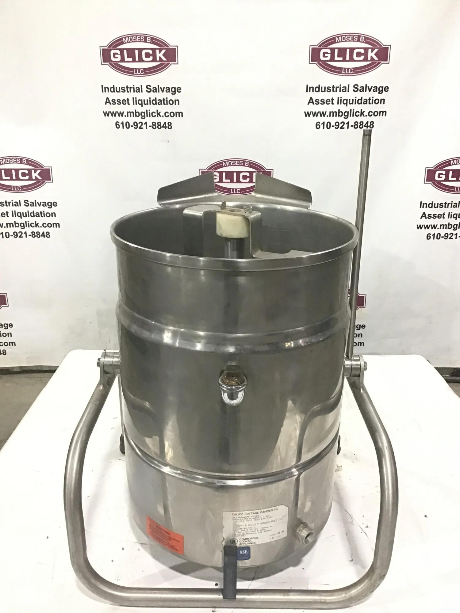 Calico Cottage Candies TDB/8-20 CFC Commercial Fudge Kettle 20A 1900W