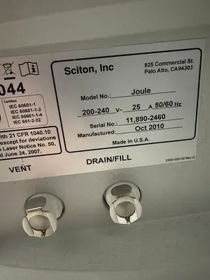 Used 2010 SCITON PROFILE W/ ERBIUM CONTOUR 2940 PROFRACTIONAL XC ,MICRO LASERPEEL, 1064 YAG & BBL W/ ST Lasers / Laser Systems Minnesota US | Midwest Medical #1467853